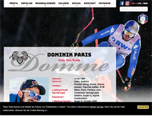 Tablet Screenshot of dominikparis.com